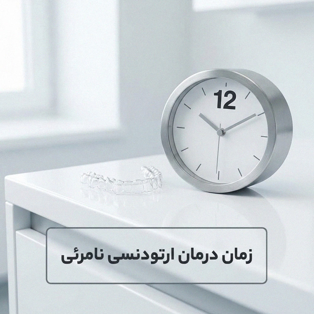 مدت زمان درمان ارتودنسی نامرئی (الاینر شفاف) دقیقاً چقدر است؟